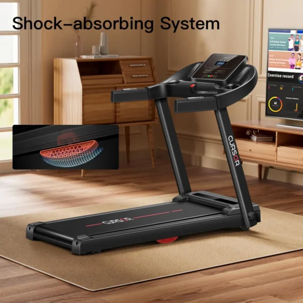 Home Folding Treadmill with Pulse Sensor, 2.5 HP Quiet Brushless - Image 3