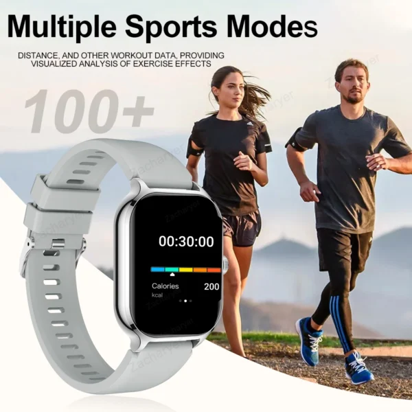 Smart Watch, Wireless Dialing, Multiple Sport Modes, Various App Notifications - Image 3