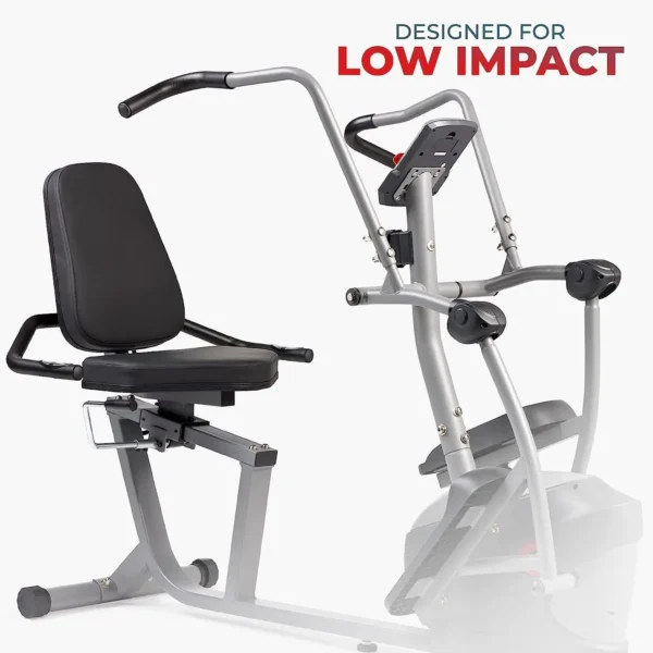 Compact Performance Smart Recumbent Elliptical Bike w/Dual Motion, Leg Exercisers for Senior Home Training w/Quick Adjust Seat - Image 3