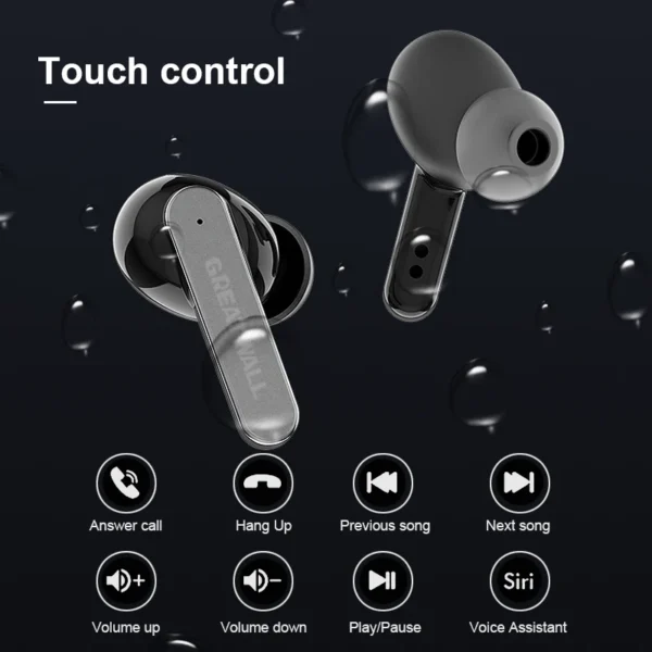 Wireless Earphones Skull Design 9D HiFi Stereo Sound Sports Headset With Built In Mic HD Call Earbuds - Image 2