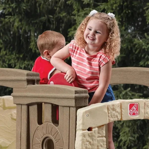 Woodland Climber II Kids Playset, Ages 2 –6 Years Old, Toddler Slide and Climbing Wall, Outdoor Playground for Backyard - Image 4