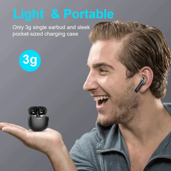 Wireless Earbuds, Bluetooth 5.3 Headphones in Ear with Noise Cancelling Mic, 32H Playback Sports Headphones. - Image 6