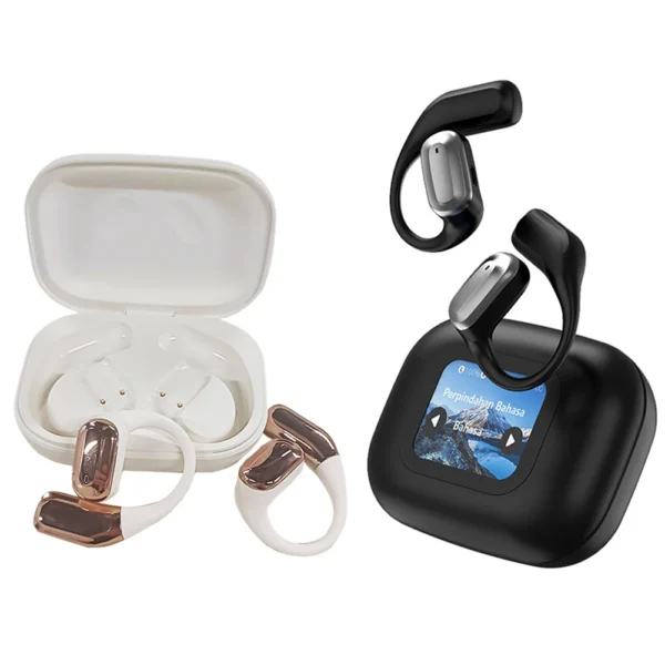 Intelligent Touch Screen Bluetooth-Compatible Wireless OWS Headphones Open Ear Earbuds Xp2