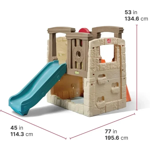 Woodland Climber II Kids Playset, Ages 2 –6 Years Old, Toddler Slide and Climbing Wall, Outdoor Playground for Backyard - Image 2