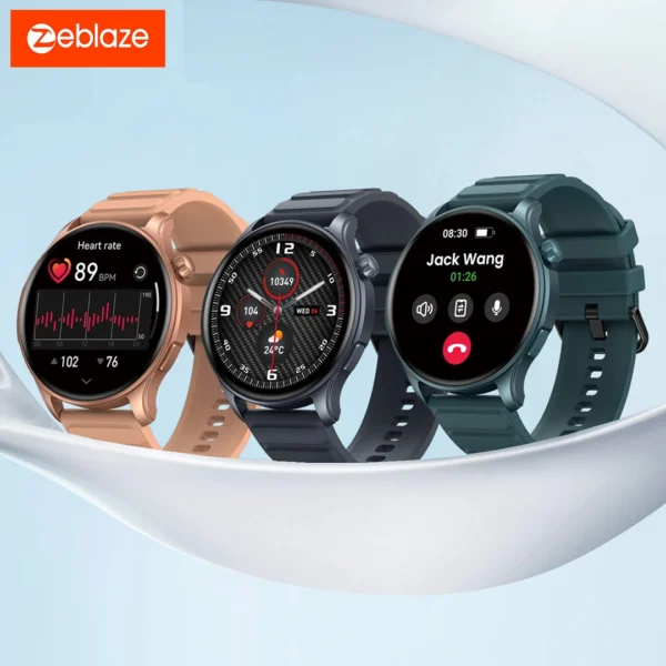 Btalk 3 Pro AMOLED Display Smart Watch Make/Receive Phone Calls Health and Fitness Tracking 100+ Sports Modes