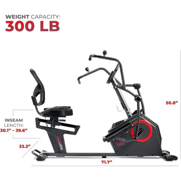 Elite Recumbent Cross Trainer & Elliptical Machine with Arm Exercisers,Easy Adjust Seat,with Exclusive App Enhanced Connectivity - Image 6