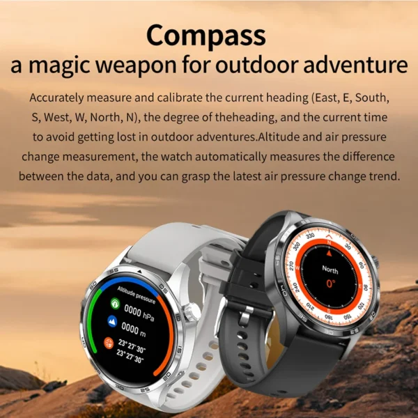 GT5 PRO Smart Watch GPS Motion Trajectory HD Screen Bluetooth Call NFC Outdoor Sports - Image 6