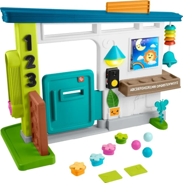 Baby Learning Toy Laugh & Learn Ultimate Playhouse with Smart Stages & 9 Pretend Play Accessories